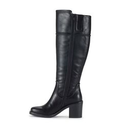 It’s no wonder that we have a long list of things we love about the Baretraps Melody tall boot. It starts with exquisite craftsmanship evident in the vertical & horizontal stitching and on the stylish ankle-buckle. A side-zipper on these knee-highs makes wearing them a breeze. Add in a square toe, flexible, slip-resistant outsole, and cushioned insole and you’ve got a shoe that’s ready for anything. The straight lines go great with a pencil skirt or wear them over high-waisted skinny jeans for o Black Melody, Knee Highs, Cold Weather Boots, Black Boots Tall, Loafer Slippers, List Of Things, Tall Boot, Wide Calf Boots, Straight Lines