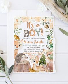 ⭐ You will love this Editable Woodland Baby Shower Invitation, Woodland Animals Baby Shower, Woodland Invitation, Forest Animals Baby Shower, Woodland Nursery Baby Shower Invitation Template ! ⭐

A Woodland Baby Shower Invitation Template! This Woodland Animals Baby Shower Invitation template is editable via Canva. Edit and customize all wording, font styles, colors to match your event style.

Start crafting your perfect invitation today to set the stage for an unforgettable A Editable Forest Animals Woodland Nursery Baby Shower Party Celebration. ♡ #woodlandanimals #babyshower #woodlandbabyshower #itsaboy #woodlandnursery #invitationtemplate