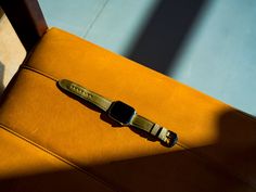 Milwaukee Leather Apple Watch Band - Olive Rectangular Watches With Bracelet Strap For Everyday Use, Modern Rectangular Apple Watch Band, Classic Apple Watch Band For Everyday Use, Modern Rectangular Apple Watch Band For Everyday, Classic Rectangular Apple Watch Band, Rectangular Bracelet Strap Watch For Everyday Use, Modern Apple Watch Band With Bracelet Strap For Business, Modern Business Apple Watch Band With Bracelet Strap, Modern Apple Watch Band With Leather Strap