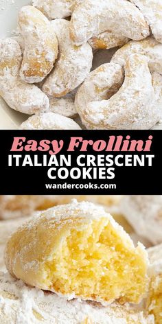 an image of italian desserts that are easy to make