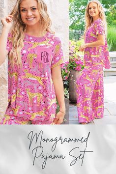 Stop your search for the perfect pajama set for women. You’ve just found it! Our Monogrammed Pajama Shorts Set is a Marleylilly customer favorite — just check out all of the rave reviews. You’ll wish you could wear this pajama set everywhere — it’s just that comfortable. Pajama Sets For Women, Monogrammed Pajamas, Ways To Sleep, Marley Lilly, Short Pajama Set, Pajama Sets, Pajama Shorts, Shorts Set, Set For Women