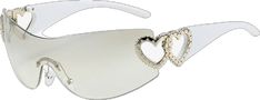 Shop Y2k, Pinterest Famous, Y2k Rhinestone, Clear Lens Glasses, Round Glasses, Heart Sunglasses, Rhinestone Heart, Online Boutique, Sunglasses