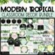 the cover of modern tropical lagoon rock band's album, featuring an image of various plants