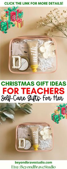 christmas gift ideas for teachers and self care supplies for kids