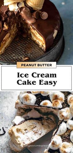 Peanut Butter Ice Cream Cake Easy Cake Easy