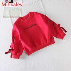 Mihkalev 2017 Autumn Winter Sweatshirts Kids Thicken Clothes Red Color Baby Girls Hoodies Shipping from the US. Easy 30 day return policy, 100% cotton, Double-needle neck, sleeves and hem; Roomy Unisex Fit. Girls Hoodies, Baby Sewing Patterns, China Girl, Winter Sweatshirt, Spring Baby, Sweatshirts Online, Hoodie Girl, Baby Sewing, Makeup Hair