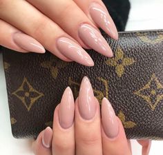 Natural Color Nails, Cute Nail, Short Nail Designs, Prom Nails, Cute Nail Designs, Nail Shapes, Nail Polish Colors, Nails Acrylic