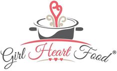 the logo for girl heart food