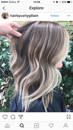 Ash Blonde Hair Balayage, Brown Hair With Blonde Highlights, Blending Gray Hair, Haircut And Color, Hair Color And Cut, Brown Hair With Highlights, Hair Clothes, Hair Inspiration Color, Hair Inspo Color