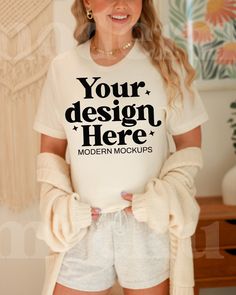 Real Model, Colour Photograph, Tshirt Mockup, Shirt Mockup, Mock Up, Shirt Print, Bella Canvas, Mockup, Original Designs