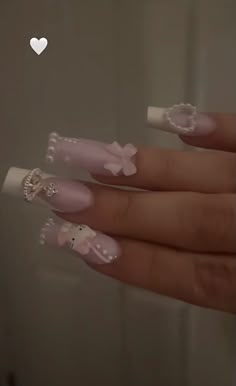 Nail Art Inspo, Nail Art Tutorials, Grunge Nails, Hello Kitty Nails, Really Cute Nails, Soft Nails