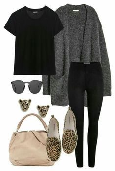 Mode Tips, Leopard Print Shoes, Print Shoes, Casual Work Outfits, Casual Winter Outfits, Polyvore Outfits, Fall Winter Outfits, Shoes Fashion