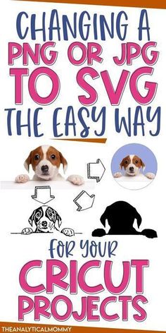 Using Photos With Your Cricut - Easiest Way To Convert PNG to SVG and Cut Files For Free (JPGs too!) Convert Png To Svg, Png To Svg, Cricut Expression Projects, Cricut Air 2, Cricut Projects Easy, Cricut Explore Air Projects, Inkscape Tutorials, Cricut Help, How To Use Cricut