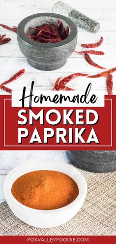 homemade smoked paprika recipe with text overlay