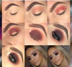 Vibrant Makeup, Makeup Steps, Morphe Palette, Shimmer Makeup, Beginners Eye Makeup, Eye Makeup Styles, Eye Makeup Techniques, Fall Makeup Looks