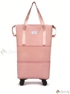 Bird in Bag - Premium Oxford Cloth Travel Bag: Foldable, Portable, and Spacious Luggage Bag with Wheels for Short Trips and Maternity. Ideal for Carrying Clothes, Duffle Bag Cruise Essentials, and Convenient Storage Backpack. Cruise Essentials, Perfect Sisters, Keychain Set, Business Trip, Luggage Bag, Travel Organization, Short Trip, Portable Travel, Bird In Bag