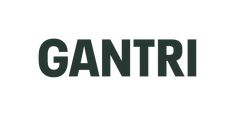 the word gantri is written in black on a white background