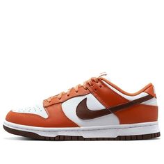 Nike Womens WMNS Dunk Low Reverse Mesa Orange DQ4697-800 sneakmarks Dunk Shoes, Wmns Dunk Low, Dunk Low Nike, Orange Sneakers, Dunks Nike, Orange Shoes, Nike Sb Dunk, Nike Sb Dunks, Sb Dunk