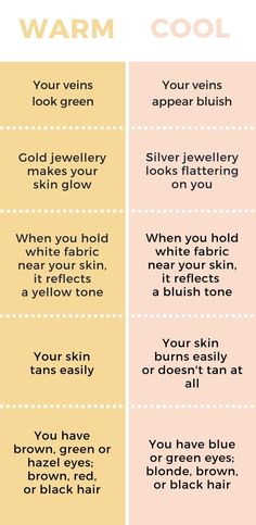 how to determine your skin's undertone Makeup Look For Cool Skin Tones, Skin Undertones How To Tell, Warm Undertone Clothes, Cool Or Warm Skin Tone, Cool Undertones Makeup, Makeup Undertones, Determine Skin Tone, Camouflage Makeup