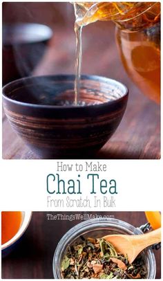 how to make chai tea from scratch in bulk