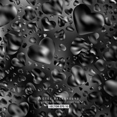 black and white background with lots of water droplets