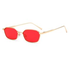 Make these colorful oversized sunglasses a part of your aesthetic outfit ✨ Red Sunglasses With Gradient Lenses For Spring, Red Retro Sunglasses For Summer, Retro Red Sunglasses For Summer, Casual Red Sunglasses For Spring, Aesthetic Square, Futuristic Sunglasses, Vintage Sunnies, Aesthetic Accessories, Y2k Sunglasses