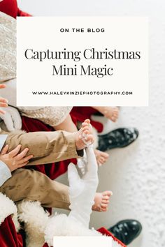 Your clients holiday card photo, solved. Curious about what goes into a Santa mini session? Spoiler: It’s magical! [See the magic here!] | Haley Kinzie Photography Santa Mini Session, Santa Mini, Christmas Tunes, Christmas Mini Sessions, Mini Photo, Christmas Minis, Mini Session, Mini Sessions