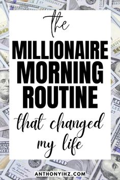 Daily Routine Of Millionaire, Millionaire Daily Routine, Million Dollar Morning Routine, Jobs That Can Make You A Millionaire, Millionaire Routine, Millionaire Morning Routine, Millionaire Habits, Human Transformation, Millionaire Success Habits