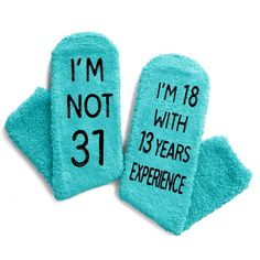 BIRTHDAY GIFTS FOR MEN AND WOMEN: These socks could be the perfect birthday gift for your dad, mom, husband, wife, brother, sister, uncle, aunt, son, daughter, boyfriend, girlfriend, colleague, male or female friend. 31 YEAR OLD GIFTS: Give her or him this perfect 31st birthday gift to remind them of how amazing they are. Their smile will get even wider when they read the words on the bottom of these socks. This pair of birthday socks makes a great gift for your friend or family member who is tu Gifts For Elderly, 61 Birthday, Birthday Gifts For Men, Christmas Wedding Gifts, 35th Birthday, Friend Gifts, Perfect Birthday Gift, Daughter In Law, Valentines Day Weddings