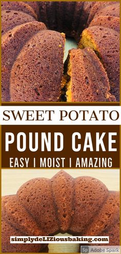 sweet potato pound cake made in the microwave