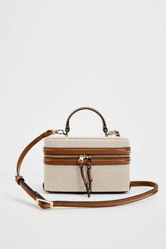 RIGID BAG Zara Bags Handbags, Zara Purse, Zara Bag, Zara Bags, Bag Dark, Doctor Bag, Dark Tan, Clean Laundry, Skorts