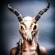 This Antelope Animal Skull Mask With Impala Horns Is Made From Plastic, Then Decorated And Hand Painted To Give It An Beautiful Aged Texture Look. The Mask Is About 16″ Tall And 16″ Wide. The Masquerade Mask Will Make A Great Costume Accessory. Product Feature Made From Plastic With Paper Molding And Hand Painted. Great For A Masquerade Ball, Venetian Costume, Halloween Costume Features Mythological Beasts May Also Be Used As A Display Piece Hand Painted With An Unique Texture Finish Impala Horns, Deer Skull Mask, Animal Skull Mask, Mythological Beasts, Horned Mask, Bone Mask, Silent People, Deer Skeleton, Antelope Skull