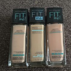 3 Bottles Of Maybelline Liquid Fit Me Foundation. #238, Rich Tan #242, Light Honey #235, Pure Beige Normal To Oily Skin. New, Never Opened, Never Used. Smoke-Free Home. Please Bundle And Save!!! Bin Makeup M Fit Me Foundation, Maybelline Fit Me Foundation, Maybelline Makeup, Makeup Foundation, Oily Skin, Maybelline, Womens Makeup, Foundation, Honey