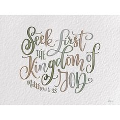 Seek First the Kingdom Poster Print - Imperfect Dust-VARPDXDUST959 Image 1 Seek First The Kingdom, Girl Apartment Decor, Bible Doodling, Christian Post, Aesthetic Japan, Sales Representative, Wood Products, Wonderful Words, Fine Arts Posters