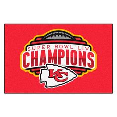 the kansas chiefs super bowl champs mat