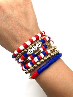 This Beaded Bracelets item by LuckLoves has 12 favorites from Etsy shoppers. Ships from Las Vegas, NV. Listed on Jun 18, 2024 Cheap Blue Beaded Bracelets For 4th Of July, Forth Of July Clay Bead Bracelets, Cheap Blue Patriotic Bracelets, Red Jewelry For Friendship On 4th Of July, Blue Adjustable Bracelets For 4th Of July, Multicolor Friendship Bracelets For 4th Of July, Blue Bracelet For 4th Of July, 4th Of July Beaded Bracelets, Fourth Of July Bracelets