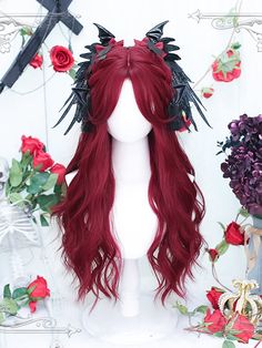 Length : 65CM  This price is for a wig only. Wig Details:Heat-resistant Synthetic Fiber Day Hairstyles, Anime Wigs, Cosplay Hair, Kawaii Hairstyles, Fantasy Hair, Hair Stylies, Anime Hair, Hair Reference, Long Wigs