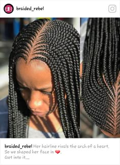 Cornrows For Thinning Edges, Edges Hairstyles, Natural Curly Hair Care, Thinning Edges, Breaking Hair, Protective Hairstyles For Natural Hair, Natural Braids, Edges Hair, Braided Styles