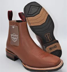 Botines Charros para Hombre de Cuero Vacuno de Primera Calidad    Confeccionados a mano por Maestros Artesanos    Fina Piel de Cuero Vacuno de Calidad Premium  Color: Miel  Horma: Charro Cuadrada  Suela de Hule Antiderrapante  Ancho: EE  Tacon de 1.5" pulgadas de alto  Marca: Quincy Boots  Made in Mexico  ENVIO GRATIS DENTRO DE LOS USA (2 A 6 DIAS HABILES)   Modelo: Q82BU2751 Smart Tools, Boot Stand, Ankle Boots Men, Just For Men, 7 Eleven, Cowboy Boots Women, Toe Designs, Western Style, 2 A