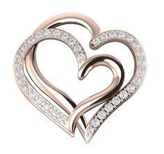 Round Diamond Pendant 14k Solid Gold Twisted Heart, Diamond Heart Pendant Necklace, Jewelry Manufacturer, Heart Shaped Pendant, Diamond Glitter, Gold Heart Necklace, Heart Pendant Diamond, Heart Shape Pendant, Fine Jewellery Necklace