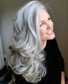 (paid link) Try on our our curl enhancing shampoo's that are every focused upon meeting every infatuation of curly and wavy hair. Each shampoo was created to add up the beauty ... Long Hair Older Women, Grey Hair And Glasses, Long Silver Hair, Grey Hair Over 50, Gorgeous Gray Hair, Grey Hair Inspiration, Beautiful Gray Hair, Grey Hair Styles For Women, Big Curls