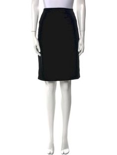 Escada SkirtBlackZip PocketsFit:Skirts by Escada typically fit true to size. Escada Dress, Saint Laurent Bag, Knee Length Skirt, Accessories Jacket, Christian Louboutin Shoes, Hoodie Dress, Shirt Accessories, Casual Jeans, Vintage Tags