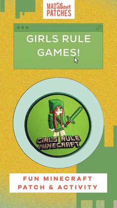 girls'rules games fun minecraft patch and activity