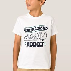 Perfect roller coaster enthusiast gift for roller coaster junkie or thrill ride seeker. Great summer vacation or amusement park design for joyride lover Roller Coaster Tshirt Ideas, Roller Coaster Illustration, Roller Coaster Graphic Design, Rock And Roller Coaster, Kid Roller Coaster, Thrill Ride, Parking Design, Tech Design, Amusement Park