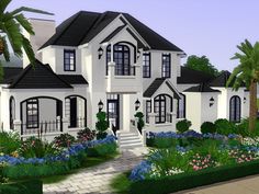 Sims 4 Large Mansion, Sims 3 Xbox 360 Houses, Sims 4 Houses Large, Sims 4 50x50 House Plan, Sims 3 Lots, Sims 4 Large House, Sims 4 House Exterior, Family Home Sims 4