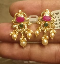 Kolhapuri Jewellery, Traditional Accessories, Ear Tops, Boy Dress, Beads Designs