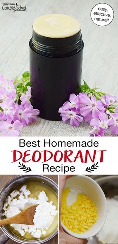 Homemade deodorant that really works... is it even possible? Yes! With Bentonite clay for sensitive skin, this natural deodorant recipe fights body odor, absorbs excess moisture, and soothes irritation without toxic ingredients! #recipes #homemade #natural #howtomake #deodorant Natural Beauty Routine, Deodorant Recipes, Diy Deodorant, Homemade Deodorant