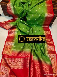 These Handloom Banarasi Uppada Art Silk Saree with Antique Zari work come with a rich Pallu and blouse piece. To see more from our Banarasi collection, please visit - https://www.etsy.com/shop/tanvikacouture/?section_id=29805798 To explore Jewelry to go with this Saree, please visit - https://www.etsy.com/shop/tanvikacouture/?section_id=29128490 Pista Green Banarasi Silk Anarkali Set For Festivals, Festive Pista Green Banarasi Silk Anarkali Set, Pista Green Katan Silk Traditional Wear For Festive Occasions, Tussar Silk Traditional Wear With Pallu For Celebration, Paithani Silk Lehenga With Pallu For Celebration, Celebration Paithani Silk Lehenga With Pallu, Green Traditional Anarkali Set For Puja, Festival Handloom Lehenga For Celebration, Festival Celebration Handloom Lehenga