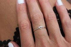 Reveal your inner bohemian goddess with this stunning stacking knot ring ▲ Available in 14k gold fill, rose gold fill and silver ▲ Please choose your color at checkout ▲ Available in sizes 1-9 ▲ You will receive one knot ring Whether worn alone or stacked with my other beauties you will be sure to turn heads! Please copy and paste this link for an international ring size conversion chart-http://www.tradeshop.com/master/sizetablebb.html Thank you for looking, please stop by and take a look at my Dainty Infinity Stackable Promise Rings, Dainty Infinity Stackable Rings For Promise, Delicate Stackable Rose Gold Sterling Silver Rings, Rose Gold Sterling Silver Dainty Stackable Rings, Rose Gold Sterling Silver Stackable Promise Rings, Tiny Rose Gold Sterling Silver Midi Rings, Tiny Rose Gold Midi Rings In Sterling Silver, Elegant Sterling Silver Midi Rings For Promise, Dainty Infinity Stackable Jewelry