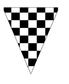 a black and white checkered guitar picker